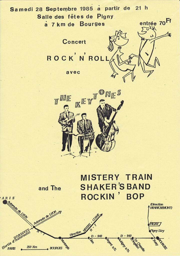 1985.09.28-JeffDO-719x1024 The Keytones, Mistery Train, Shaker's Band, Rockin'Bop (28/09/85)
