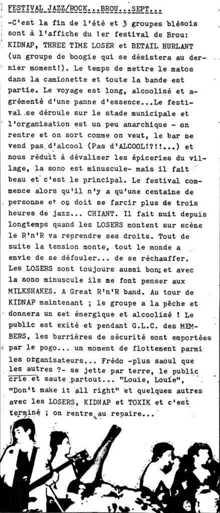 Kidnap-Presse-LaVoieOfRock-n05-1986-01-photocopie-439x1024 "Nuit musicale " (28/09/85)