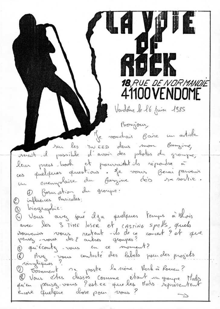 1985.06.16-Tweed-TweedDO195-728x1024 La Voie of Rock n°4 (10/85)