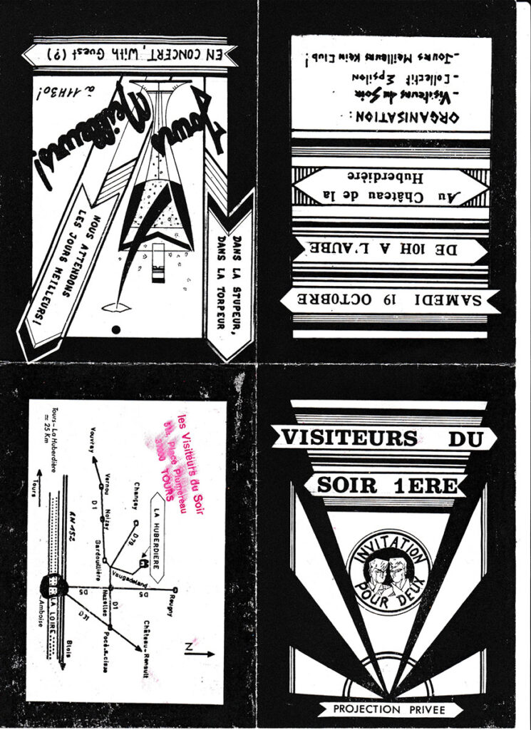 1985.10.19-Ticket01r-Psykout-745x1024 "Visiteurs du Soir 1ère" Jours Meilleurs (19/10/85)