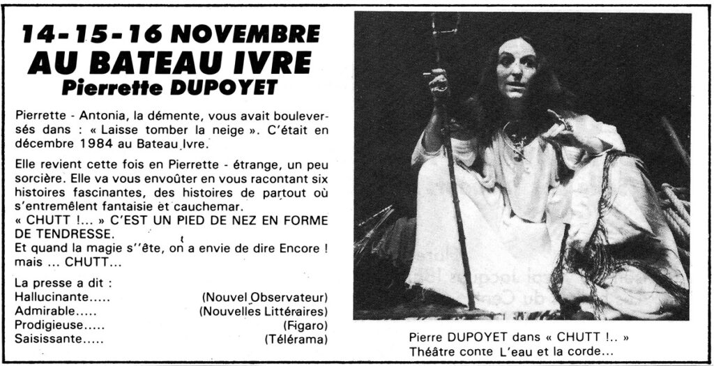 1985.11.14-Presse-01-51-Z-3-1024x525 Pierette Dupoyet "Chutt" (14 au 16/11/85)