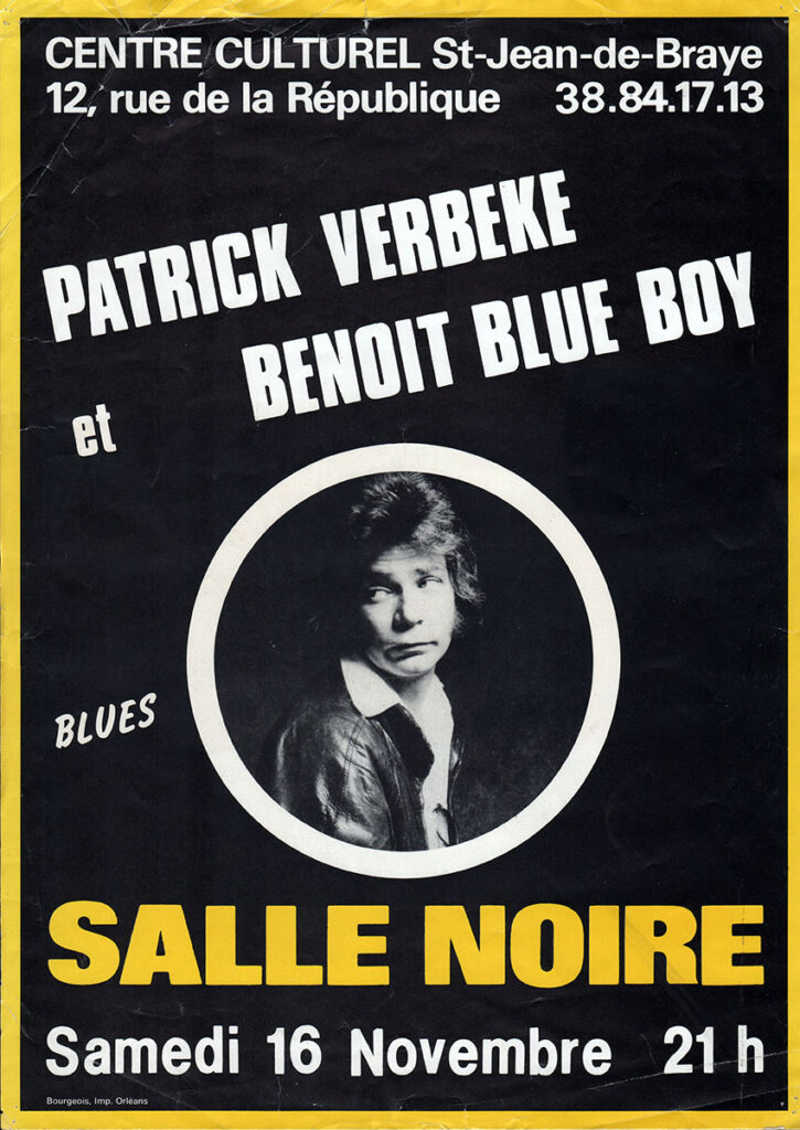 1985.11.16-Affiche01-A3-imprimee-Michel-Rose-Copie-725x1024 Patrick Verbeke, Benoit Blue Boy (16/11/85)