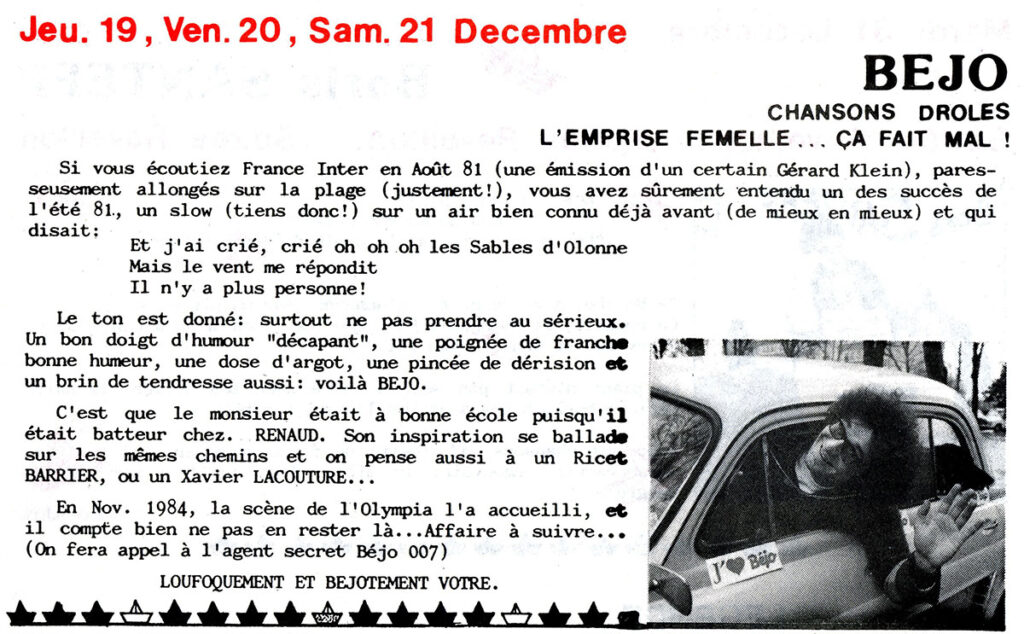 1985.09-Prog-Bateau-Ivre-51-Z-113b-1024x634 Bejo (19 au 21/12/85)