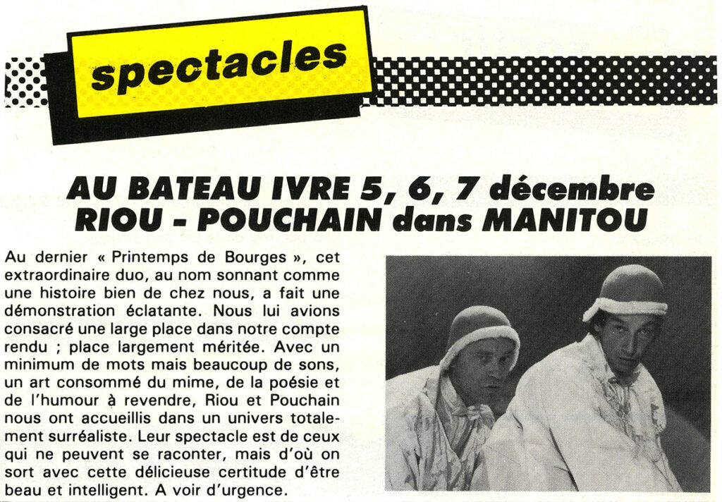1985.12.05-Presse-01-51-Z-3-Riou-1024x712 Yves Riou et Philippe Pouchain "Manitou" (05 au 07/12/85)