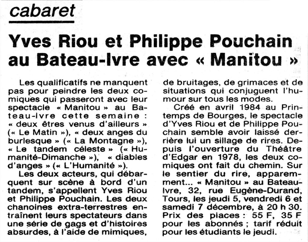 1985.12.05-Presse-NR01-51-Z-3-Riou-1024x805 Yves Riou et Philippe Pouchain "Manitou" (05 au 07/12/85)