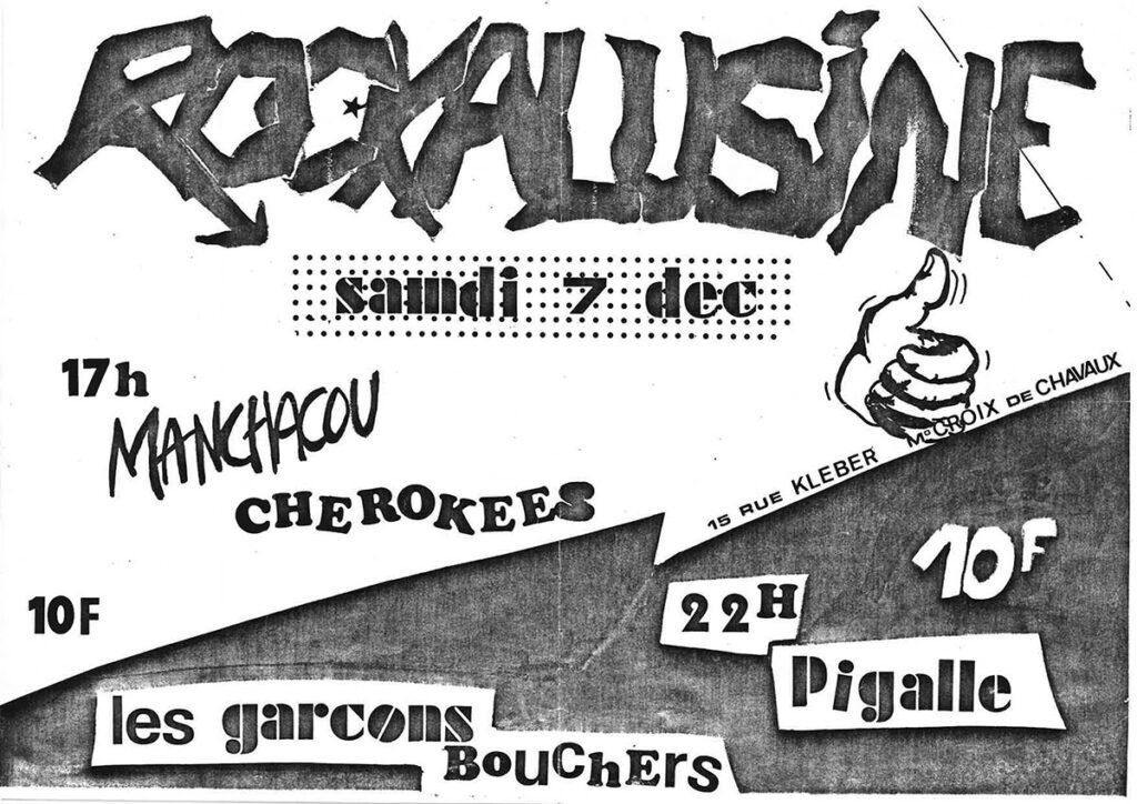 1985.12.07-Flyer01-Gerald-Biot-1024x724 Pigalle, les Garçons Bouchers (07/12/85)