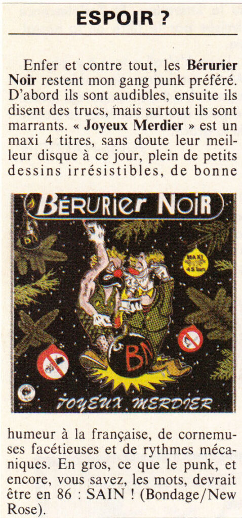 1986.03-Best-212-EuthanasiePRE-478x1024 Bérurier Noir "Joyeux Merdier"