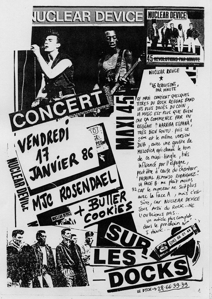 1986.01.17-Nuclear-Device-Flyer01ND-729x1024 Butter Cookies, Nuclear Device (17/01/86)