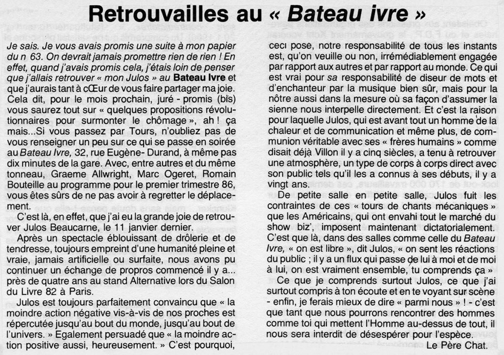 1986.04-Presse-Libertaire-01-51-Z-3-Alba-1024x721 Julos Beaucarne (09 au 11/01/86)