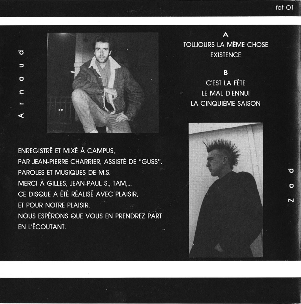 1988-Maudits-Systemes-EP-EuthanasieDI02-1015x1024 Maudits Systèmes "Toujours la même chose"