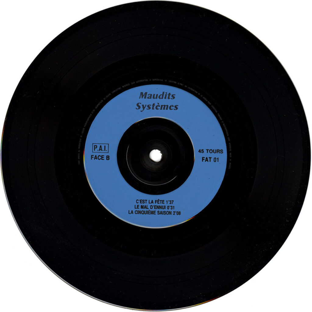 1988-Maudits-Systemes-EP-EuthanasieDI06-1024x1024 Maudits Systèmes "Toujours la même chose"