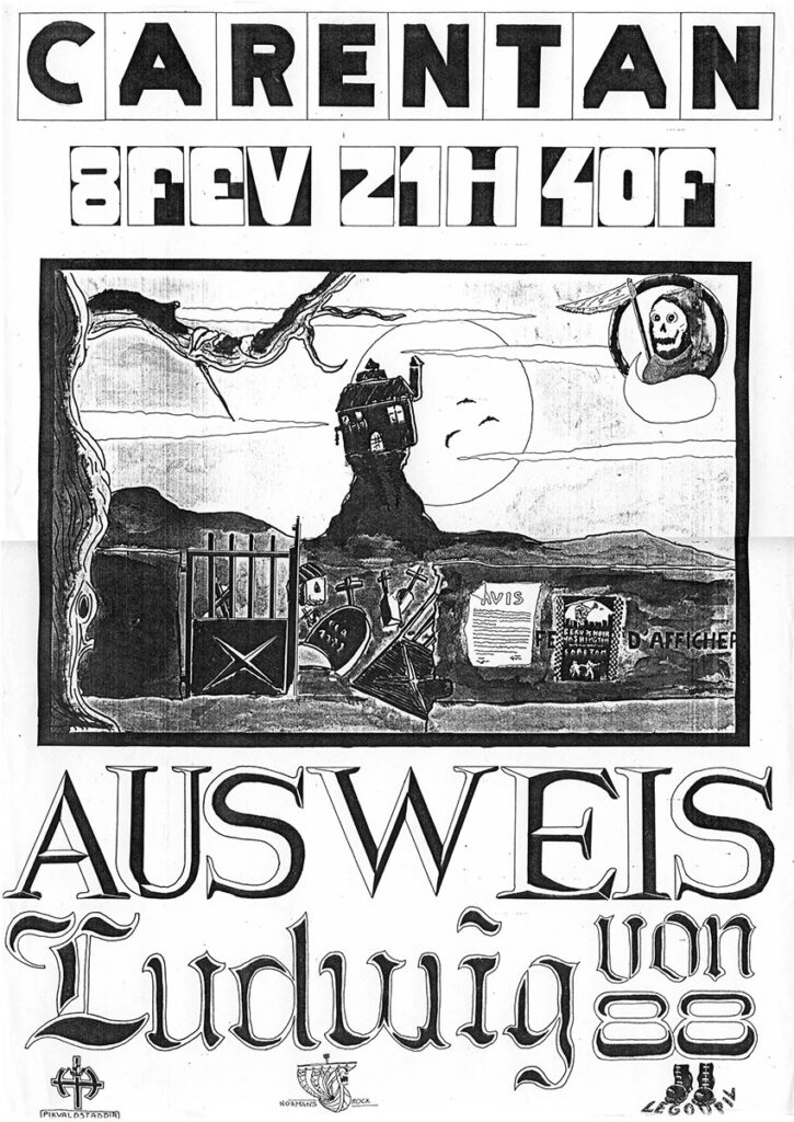 1986.02.08-Ludwig-von-88-Laurent-ManetFL01-725x1024 Ausweis, Ludwig Von 88 (08/02/86)