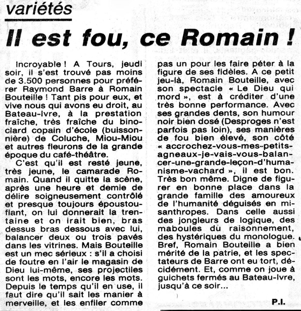 1986.02.08-Presse-NR01-51-Z-3-Bouteille-993x1024 Romain Bouteille "L'esprit qui mord" (06 au 08/02/86)