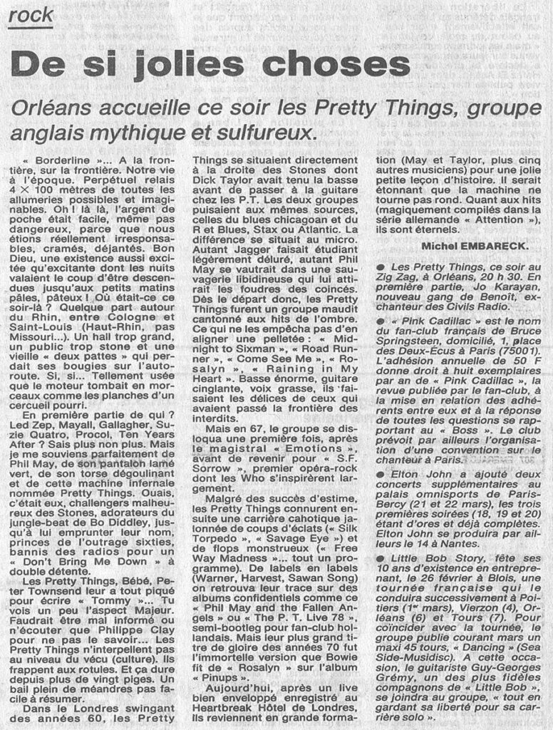 1986.02.19-NRCO.EADPREa-776x1024 Jo Karayan, Phil Trip, Pretty Things (19/02/86)