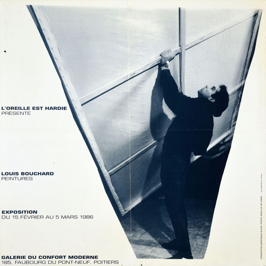 1986.03.05-Affiche01-42-42-imprimee-Oreille-est-Hardie-Copie-1024x1024 Louis Bouchard (15/02/86 au 05/03/86)