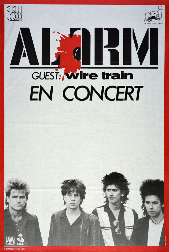 Alarm-Affiche01-80-1195-imprimee-B-Copie-685x1024 The Alarm, Wire Train (07/02/86)