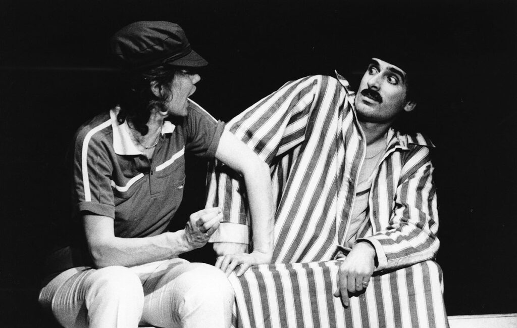 1986.03.07-Photo06-Gisele-Ned-1024x649 Théâtre Ned-JMA "Le voleur d’autobus" (07 et 08/03/86)