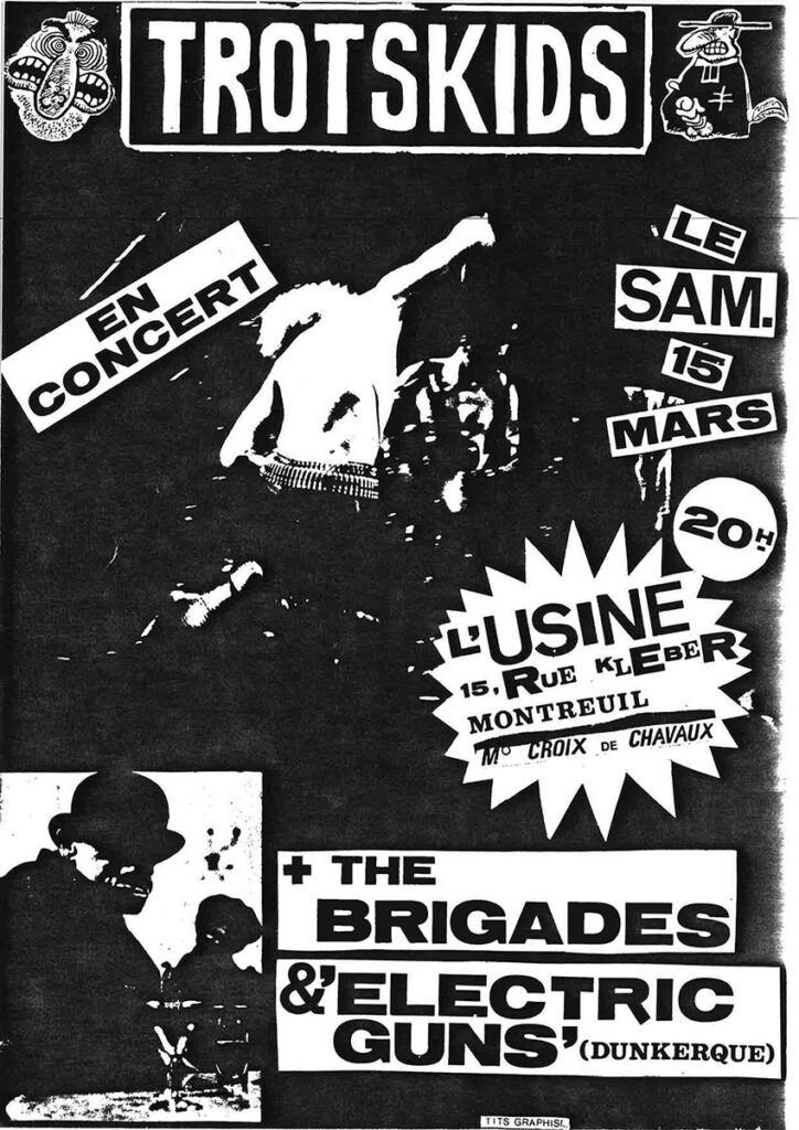 1986.03.15-Flyer01-Gerald-Biot-724x1024 The Brigades, Electric Guns, Trotskids (15/03/86)