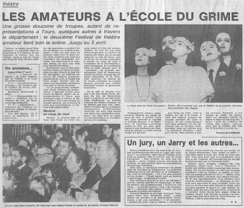 1986.04.01-NRCO.4ADPREa-1024x872 "Festival national de théâtre amateur" (29/03 au 05/04/86)