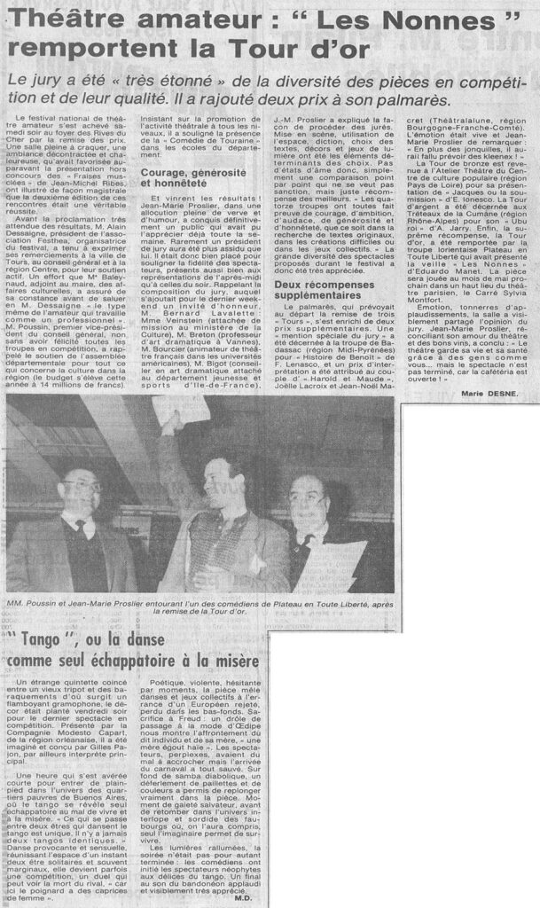 1986.04.07-NRCO.4ADPREa-609x1024 "Festival national de théâtre amateur" (29/03 au 05/04/86)