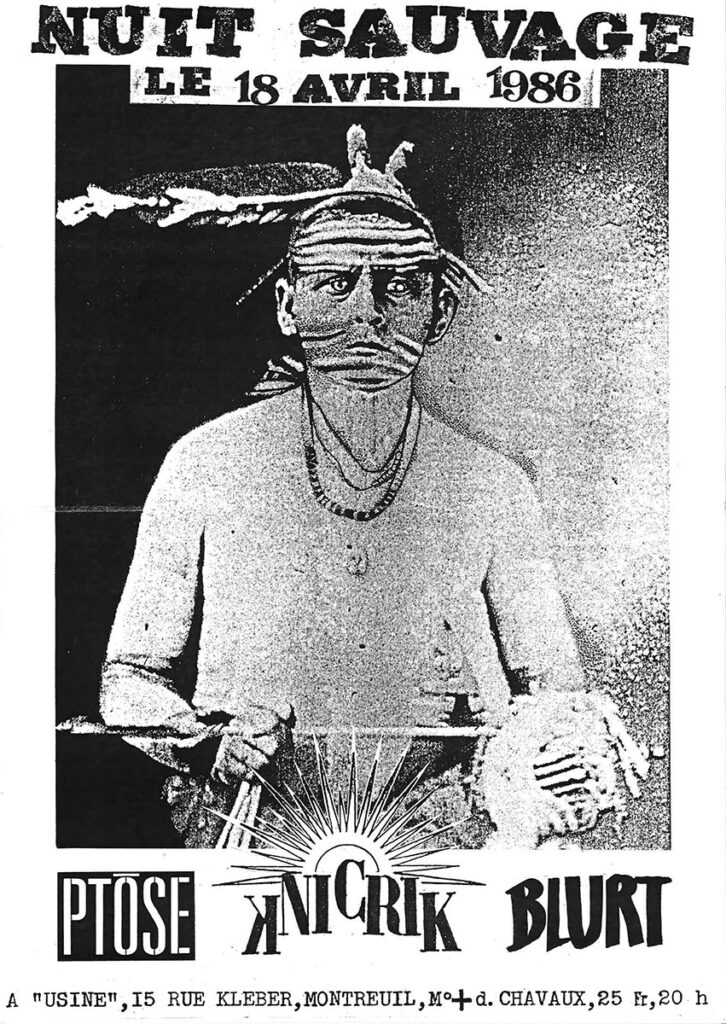 1986.04.18-Flyer01-Gerald-Biot-726x1024 Ptôse, Kni Crik, Blurt (18/04/86)