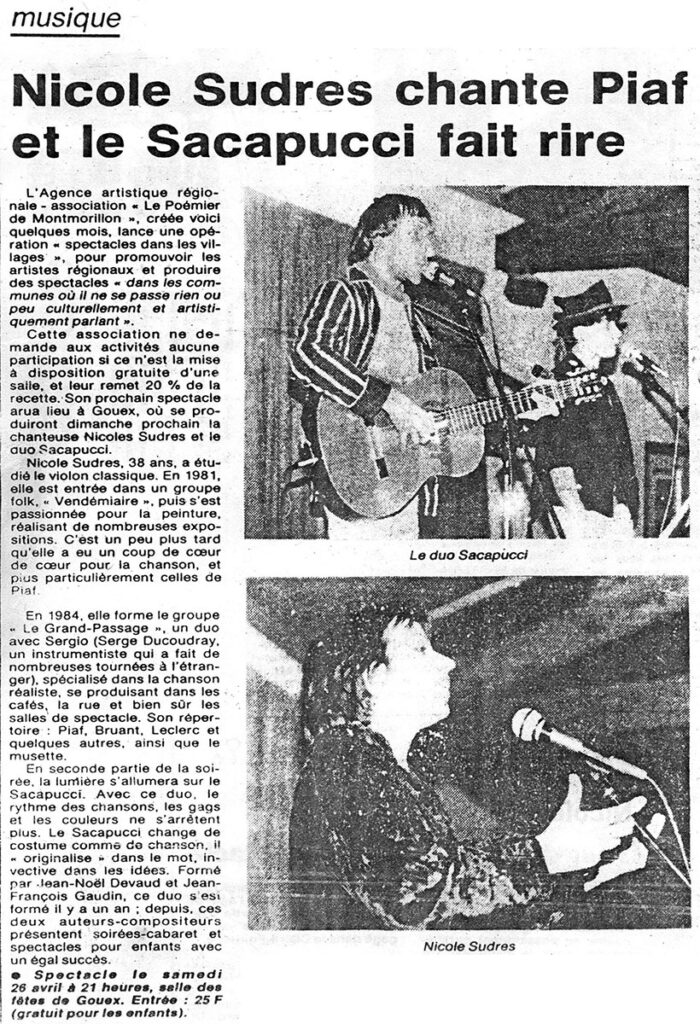 1986.04.25-Presse01-Ptit-Paume015-700x1024 Nicole Sudres, Sergio (26/04/86)