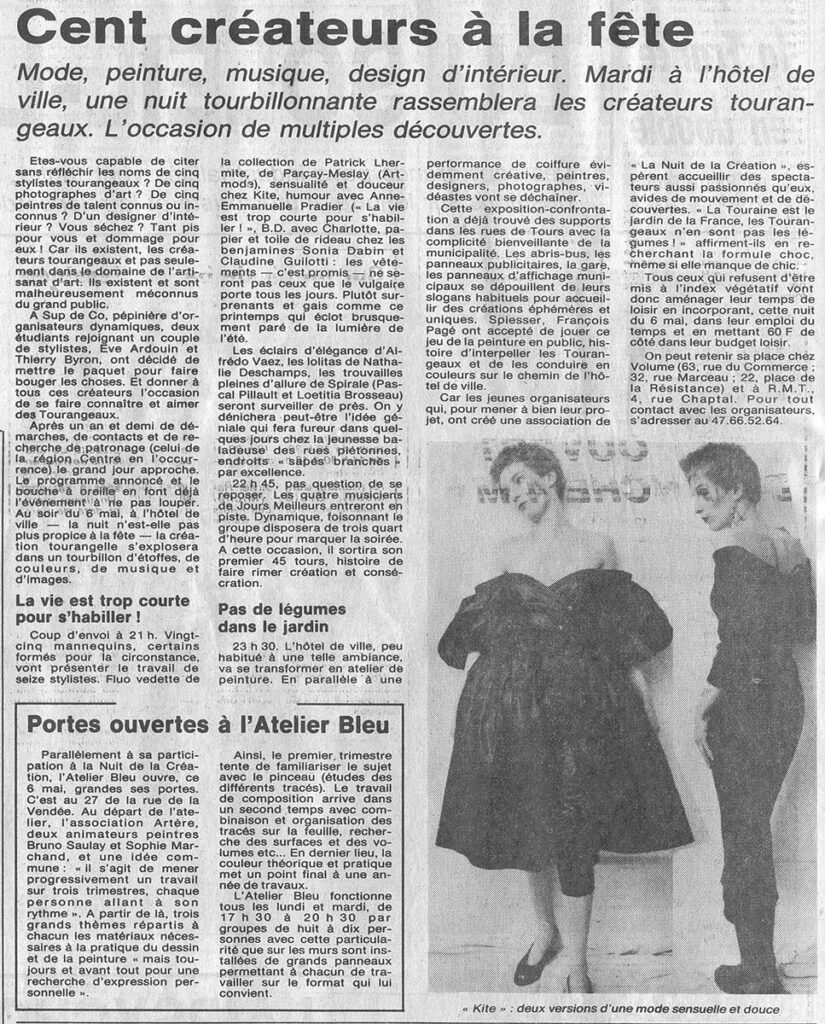 1986.05.03-NRCO.2ADPREa-825x1024 "Nuit de la création" Jours Meilleurs (06/05/86)