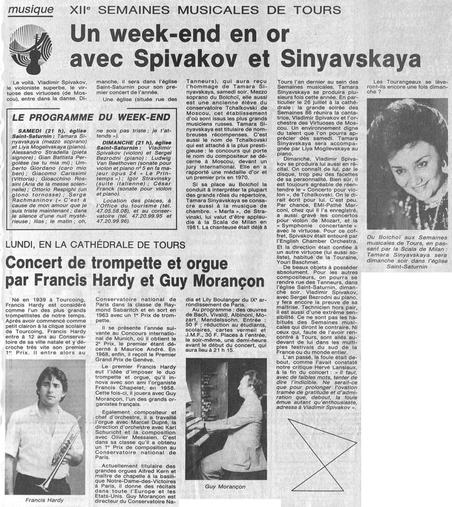 1986.07.19-NRCO.5ADPREa-913x1024 "Semaines musicales de Tours" (09/07 au 13/08/86)