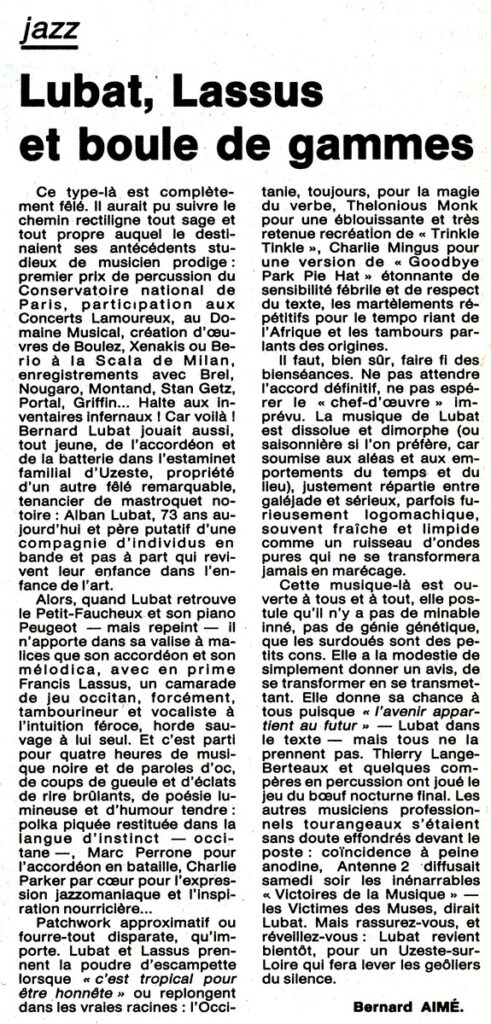 1986.11.25-NRCO.3ADPREc-491x1024 Bernard Lubat (22/11/86)