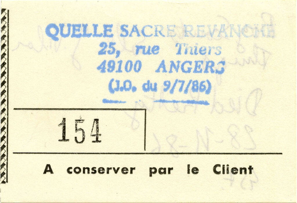 1986.11.28-Ticket01-Jean-Vigouroux-1024x700 "Kel sacré revanch" (28/11/86)