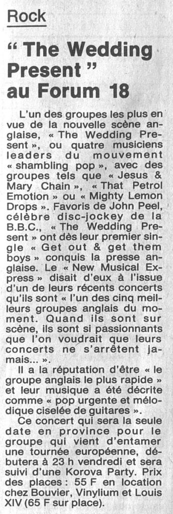 1986.12.03-NRCO.5ADPRE-346x1024 DJ Doctor Philip, the Wedding Present (05/12/86)