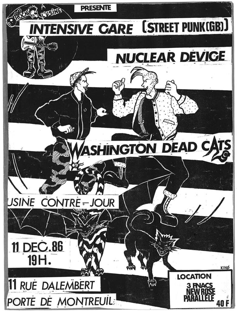 1986.12.11-Flyer02-Gerald-Biot-780x1024 Nuclear Device, Washington Dead Cats, Intensive Care (11/12/86)