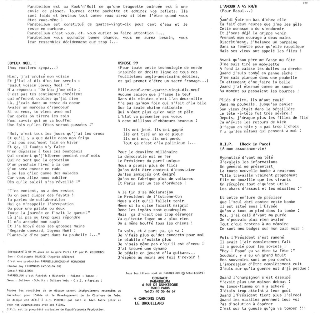 1987-Parabellum-Quatre2-PsykoutDI478-1024x1024 Parabellum "Quatre garçons dans le brouillard"