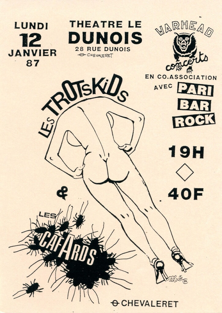 1987.01.12-BarrocksFL-725x1024 Les Cafards, les Trotskids (12/01/87)