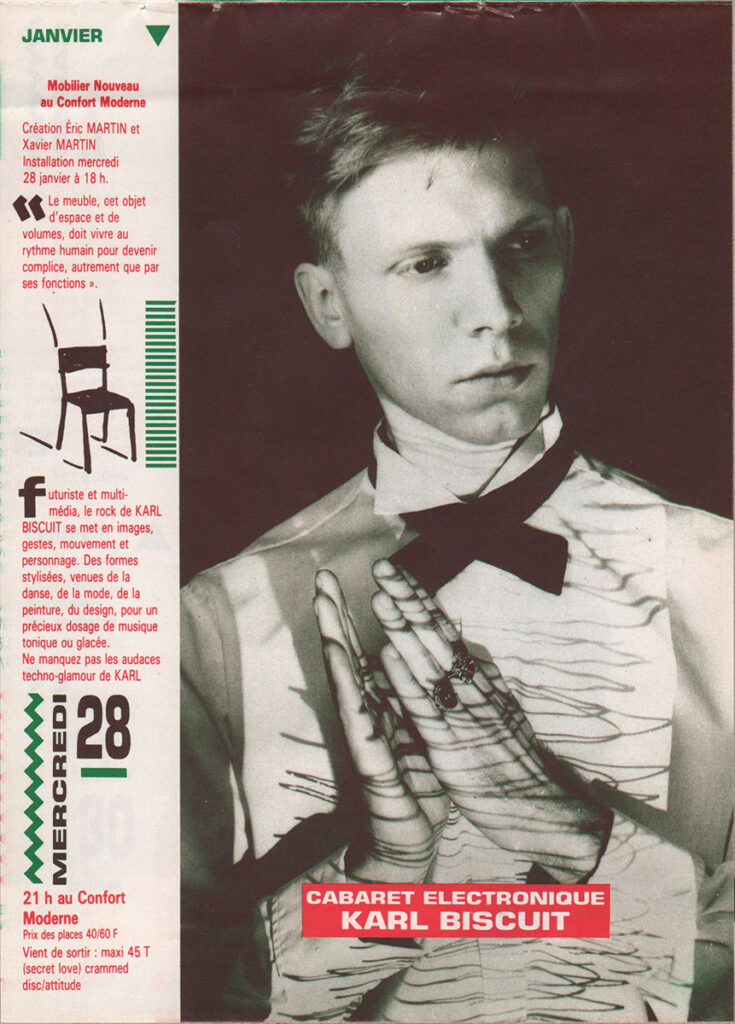 1987.01.15-Doc01.05-Oreille-est-Hardie-735x1024 Eric Martin, Xavier Martin, Karl Biscuit (28/01/87)
