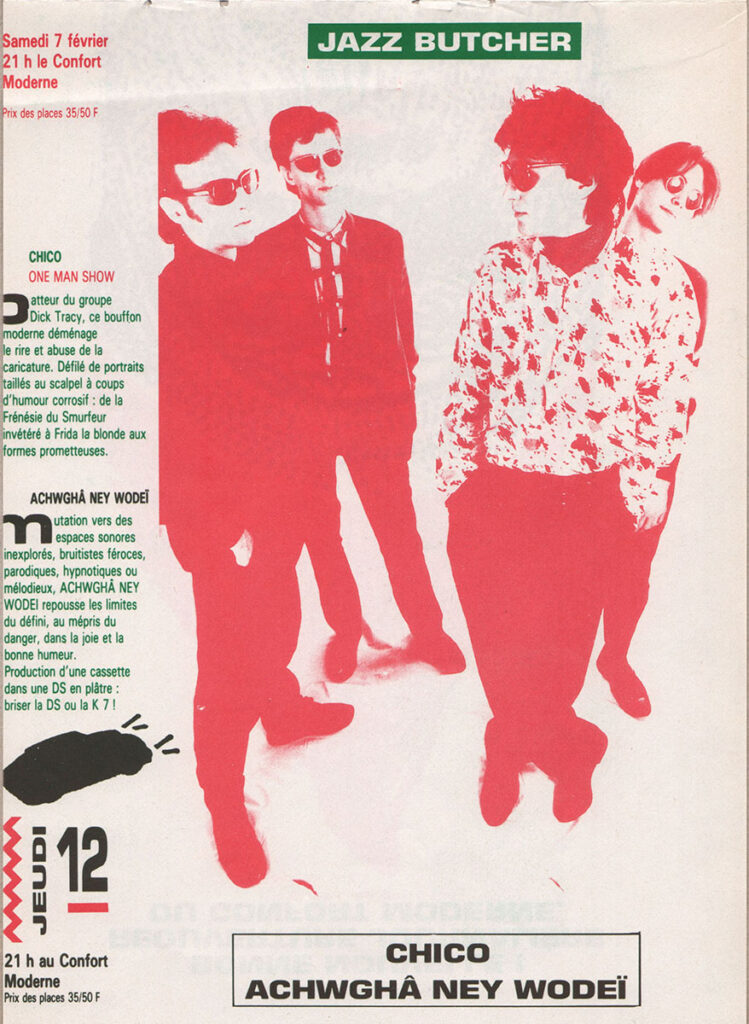 1987.01.15-Doc01.07-Oreille-est-Hardie-749x1024 Jazz Butcher, Pussy Killer’s (07/02/87)