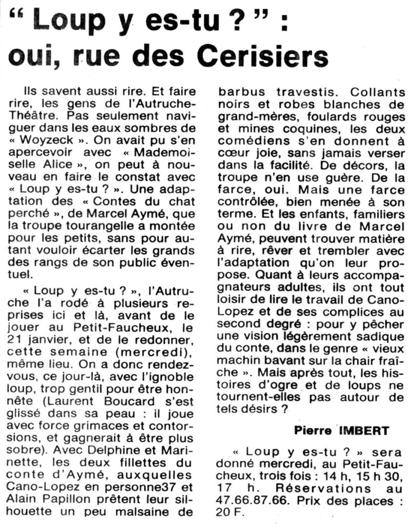 1987.02.03-NRCO.3ADPREc-806x1024 Autruche Théâtre (04/02/87)