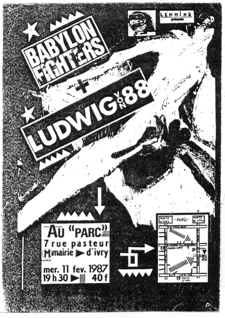 1987.02.11-Max-WellFL-725x1024 Babylon Fighters, Ludwig Von 88 (11/02/87)