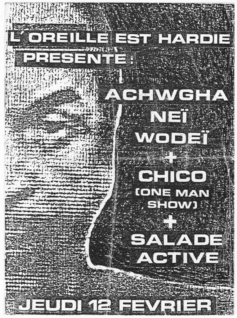 1987.02.12-Oreille-est-Hardie-FL2-764x1024 Salade Active, Chico, Achwghâ Ney Wodeï (12/02/87)