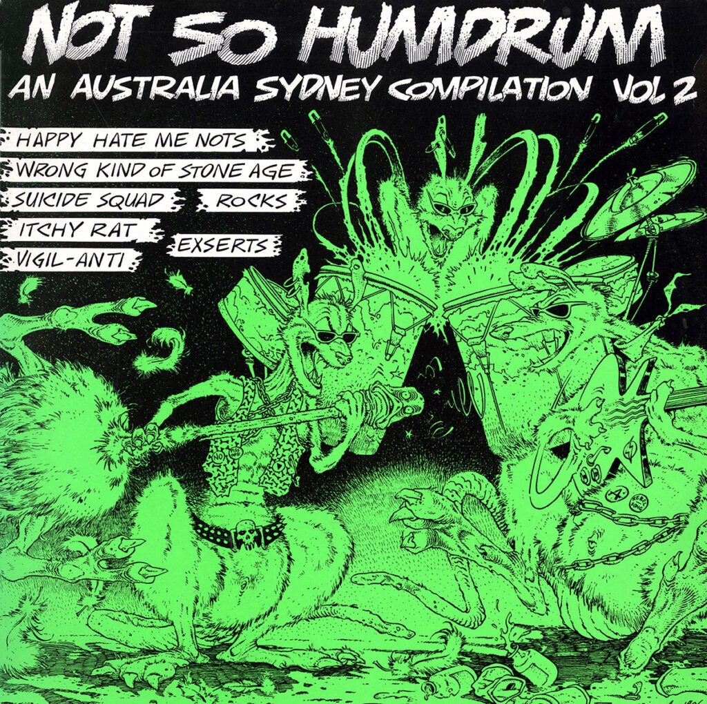1987.03-Not-so-humdrum-LP-RipostDI01-1024x1020 "Not so humdrum - An australian Sydney compilation vol 2"