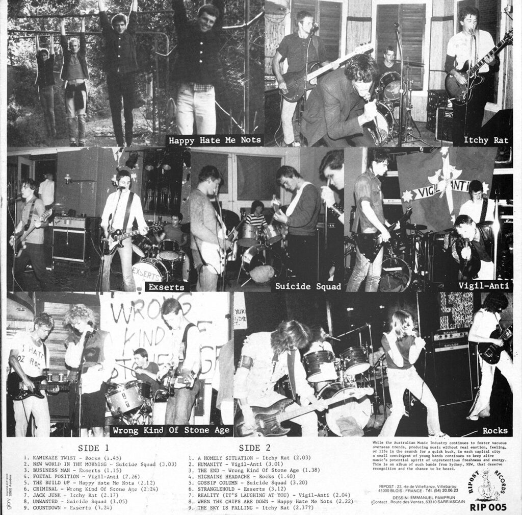1987.03-Not-so-humdrum-LP-RipostDI02-1024x1009 "Not so humdrum - An australian Sydney compilation vol 2"
