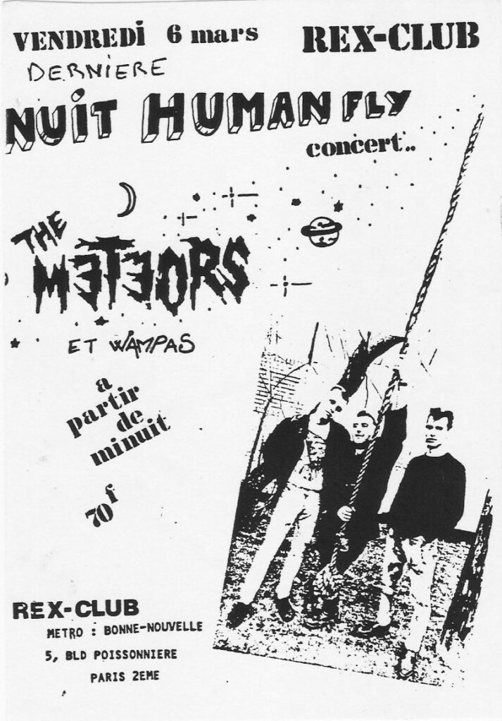 1987.03.06-Flyer01-Lolo-Pollet-713x1024 "Human Fly" Les Wampas, Meteors (06/03/87)