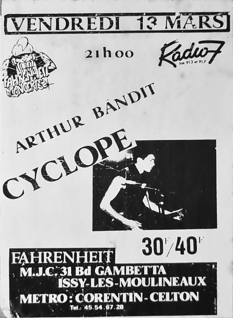 1987.03.13-Fahrenheit-Nico-BNFL-751x1024 Arthur Bandit, Cyclope (13/03/87)