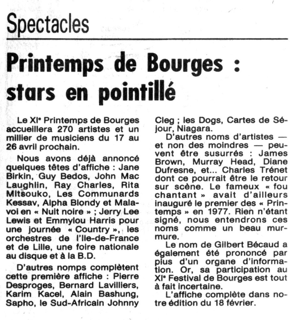 1987.02.04-NRCO.IADPRE-950x1024 "Printemps de Bourges" (17 au 26/04/87)