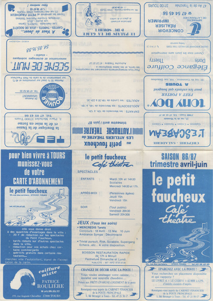 1987.04-Petit-FaucheuxRPetit-FaucheuxPR-725x1024 Bastille Bastringue (01 et 02/05/87)