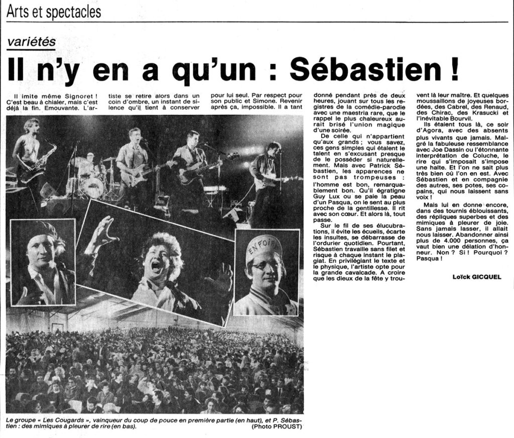 1987.04.06-NRCO.3ADPREb-1024x872 Patrick Sébastien, Foued, les Cougars (04/04/87)