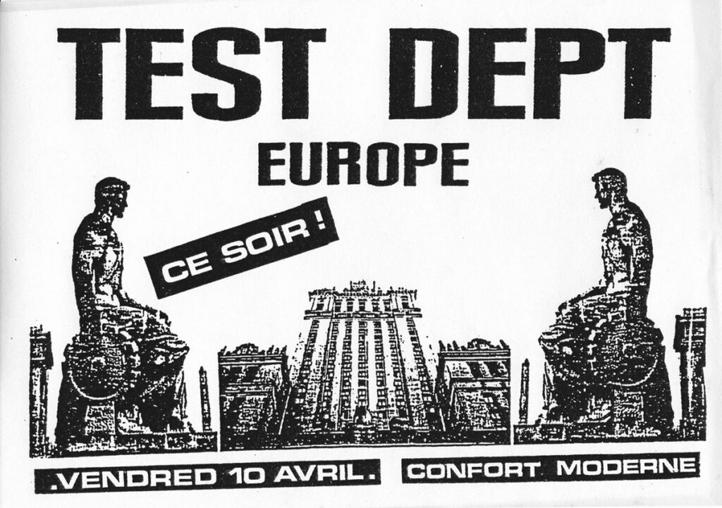 1987.04.10-Flyer01r-Oreille-est-Hardie-1024x721 Test Department (10/04/87)