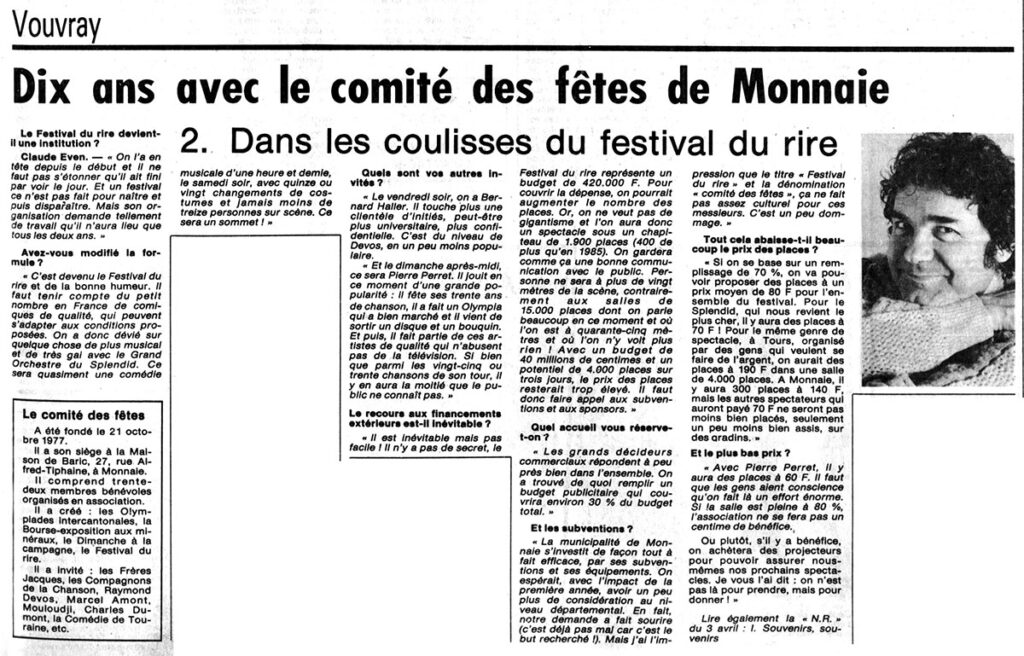 1987.04.16-NRCO.11ADPRE-1024x656 "Festival du rire et de la bonne humeur" Le Grand Orchestre du Splendid (23/05/87)