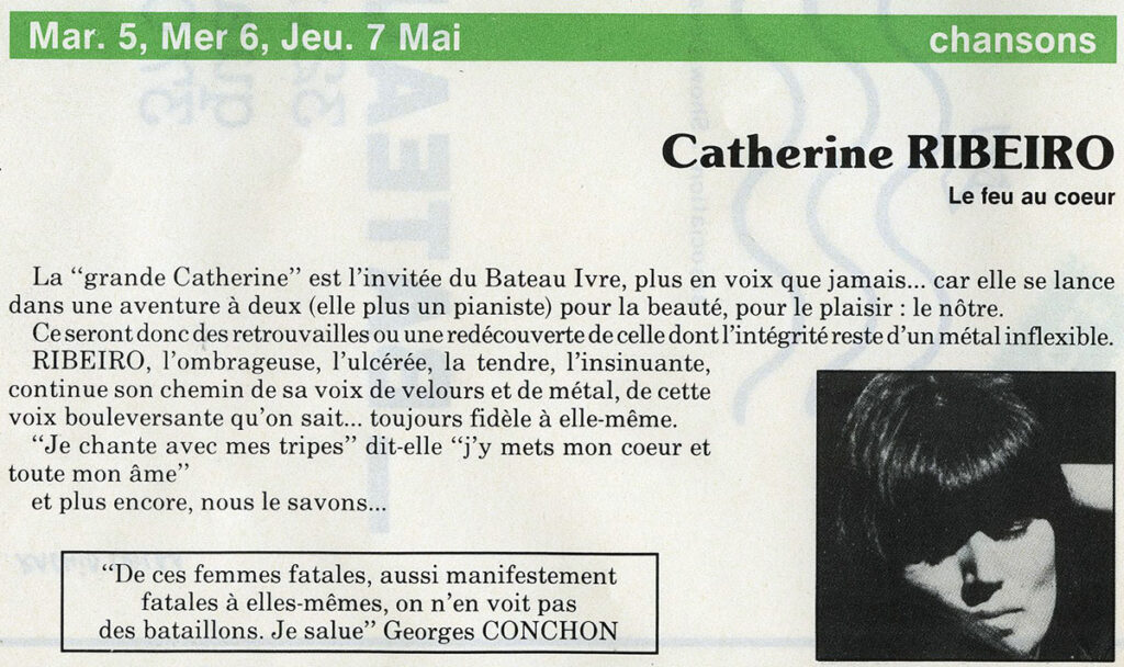 1987.05-Prog-Bateau-Ivre-BeGood02b-1024x608 Catherine Ribeiro (05 au 07/05/87)