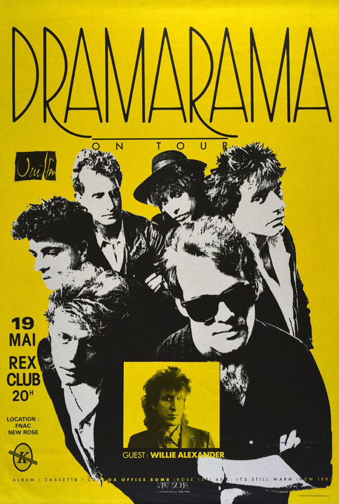 1987.05.19-Dramarama-Affiche01-78-116-Imprimee-TB-Copie-689x1024 Dramarama, Willie Alexander (19/05/87)